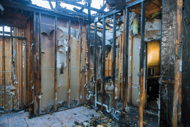 Professional Soot Cleanup technician working in McLean, TX
